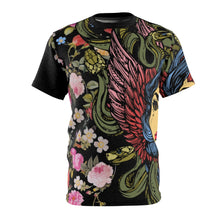 Load image into Gallery viewer, foamposite floral all over print sneaker match shirt floral foamposite shirt floral foam t shirt cut sew medusa tee v4