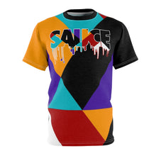 Load image into Gallery viewer, jordan 9 dream it do it sneaker match colorblock sauce cut sew t shirt