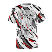 Load image into Gallery viewer, shirt to match jordan 8 reflections of a champion macro midsole pattern baked fresh daily cut sew