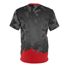 Load image into Gallery viewer, air jordan 5 satin bred shirt aj5 satin bred tee jordan 5 satin t shirt satin camo v1 cut sew