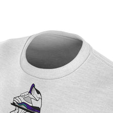 Load image into Gallery viewer, world war kickz jordan 5 grape all over print t shirt by gourmetkickz