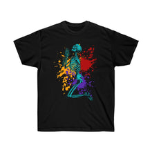 Load image into Gallery viewer, Jordan 9 Dream It Do It Sneaker Colorway Matching Splatter Skeleton T-Shirt