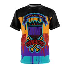 Load image into Gallery viewer, jordan 9 dream it do it sneaker match dripping colorblock daze cut sew t shirt