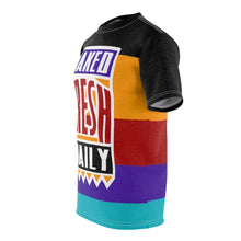 Load image into Gallery viewer, jordan 9 dream it do it sneaker match colorblock baked fresh daily cut sew t shirt