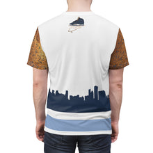 Load image into Gallery viewer, jordan 5 bronze t shirt now serving bronze 5 s over the chi