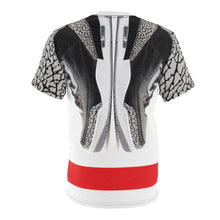 Load image into Gallery viewer, jordan 3 black cement sneakermatch sole 2 sole t shirt