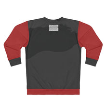 Load image into Gallery viewer, polyester blend all over print sweatshirt to match jordan 11 bred 2019 match aj11 bred v2