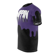 Load image into Gallery viewer, jordan 13 purple white drippin cut sew shirt