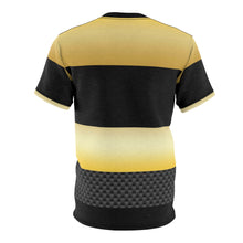 Load image into Gallery viewer, gold foamposite sneakermatch tshirt color block cut sew