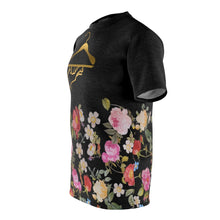 Load image into Gallery viewer, foamposite floral all over print sneaker match shirt floral foamposite shirt floral foam t shirt the cut sew now serving 1 2 bouquet