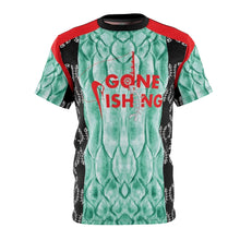 Load image into Gallery viewer, gone fishing foamposite t shirt by gourmetkickz
