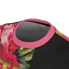 Load image into Gallery viewer, foamposite floral all over print sneaker match shirt floral foamposite shirt floral foam t shirt cut sew polyester v5