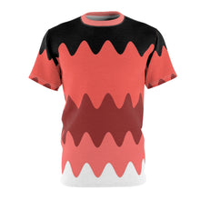 Load image into Gallery viewer, custom thermal map foamposite sneakermatch cut sew shirt drip too hard