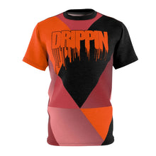 Load image into Gallery viewer, hyper crimson foamposite pro sneaker match t shirt cut sew colorblock drippin