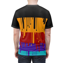 Load image into Gallery viewer, jordan 9 dream it do it sneaker match dripping colorblock daze cut sew t shirt