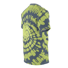 Load image into Gallery viewer, yeezy boost 350 v2 semi frozen yellow sneaker match tie dye print t shirt