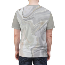 Load image into Gallery viewer, yeezy boost 350 v2 sesame marble print sneakermatch t shirt v4 cut sew