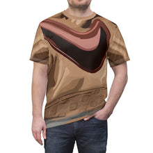 Load image into Gallery viewer, vachetta foamposite t shirt vachetta shirt match vachetta foamposite tee all over print cut sew macro pattern