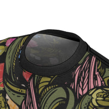 Load image into Gallery viewer, foamposite floral all over print sneaker match shirt floral foamposite shirt floral foam t shirt cut sew medusa tee v4