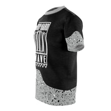 Load image into Gallery viewer, custom jordan 10 cement drip too hard cut sew t shirt