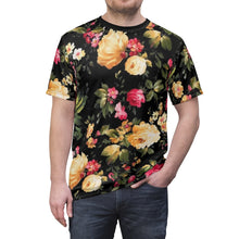 Load image into Gallery viewer, foamposite floral all over print sneaker match shirt floral foamposite shirt floral foam t shirt cut sew polyester v2