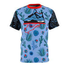 Load image into Gallery viewer, jordan 4 cactus jack sneakermatch t shirt blue cactus v4