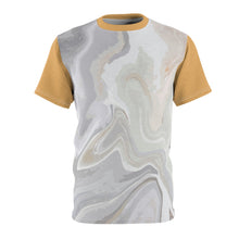 Load image into Gallery viewer, yeezy boost 350 v2 sesame marble print sneakermatch t shirt v1 cut sew