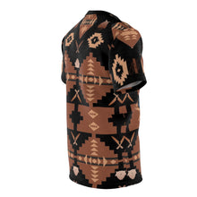 Load image into Gallery viewer, copper foamposite all over print shirt beacon sole chief by gourmetkickz