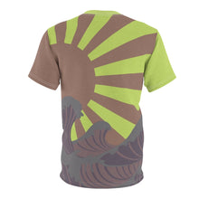 Load image into Gallery viewer, yeezy 700 waverunner mauve sneakermatch t shirt ocean scene