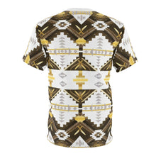 Load image into Gallery viewer, Shirt to Match Jordan 6 Pinnacle Metallic Gold Sneaker Colorway Beacon Print T-Shirt