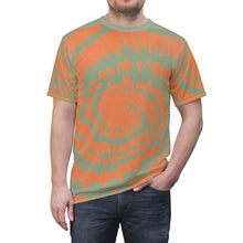 Load image into Gallery viewer, Shirt to Match Yeezy Boost 350 V2 Desert Sage Sneaker Colorway Tie Dye Print V1 T-Shirt