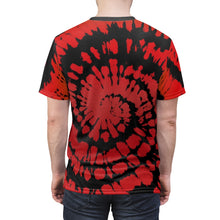 Load image into Gallery viewer, habanero red foamposite sneakermatch shirt tie dye print cut sew