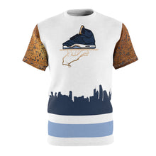 Load image into Gallery viewer, jordan 5 bronze t shirt now serving bronze 5 s over the chi