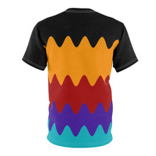 Load image into Gallery viewer, jordan 9 dream it do it sneaker match wavy colorblock drip too hard cut sew t shirt