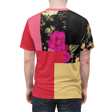 Load image into Gallery viewer, foamposite floral all over print sneaker match shirt floral foamposite shirt floral foam t shirt cut sew polyester v4