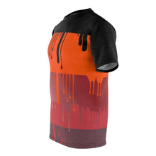 Load image into Gallery viewer, hyper crimson foamposite pro sneaker match t shirt cut sew dripping colorblock