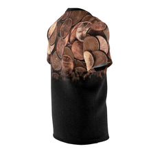 Load image into Gallery viewer, copper foamposite all over print shirt faded v1 by gourmetkickz