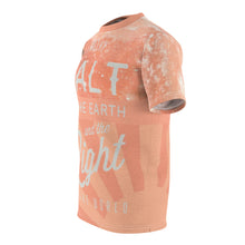 Load image into Gallery viewer, yeezy 500 salt sneaker match t shirt salt of the earth light of the world cut sew