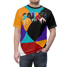 Load image into Gallery viewer, jordan 9 dream it do it sneaker match colorblock sauce cut sew t shirt