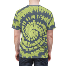 Load image into Gallery viewer, yeezy boost 350 v2 semi frozen yellow sneaker match tie dye print t shirt