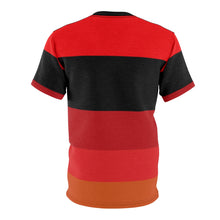 Load image into Gallery viewer, habanero foamposite shirt habanero foam t shirt color block cut sew