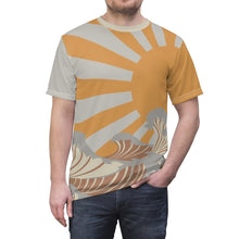 Load image into Gallery viewer, yeezy boost 350 v2 sesame sneaker match shirt waves cut sew