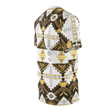 Load image into Gallery viewer, Shirt to Match Jordan 6 Pinnacle Metallic Gold Sneaker Colorway Beacon Print T-Shirt