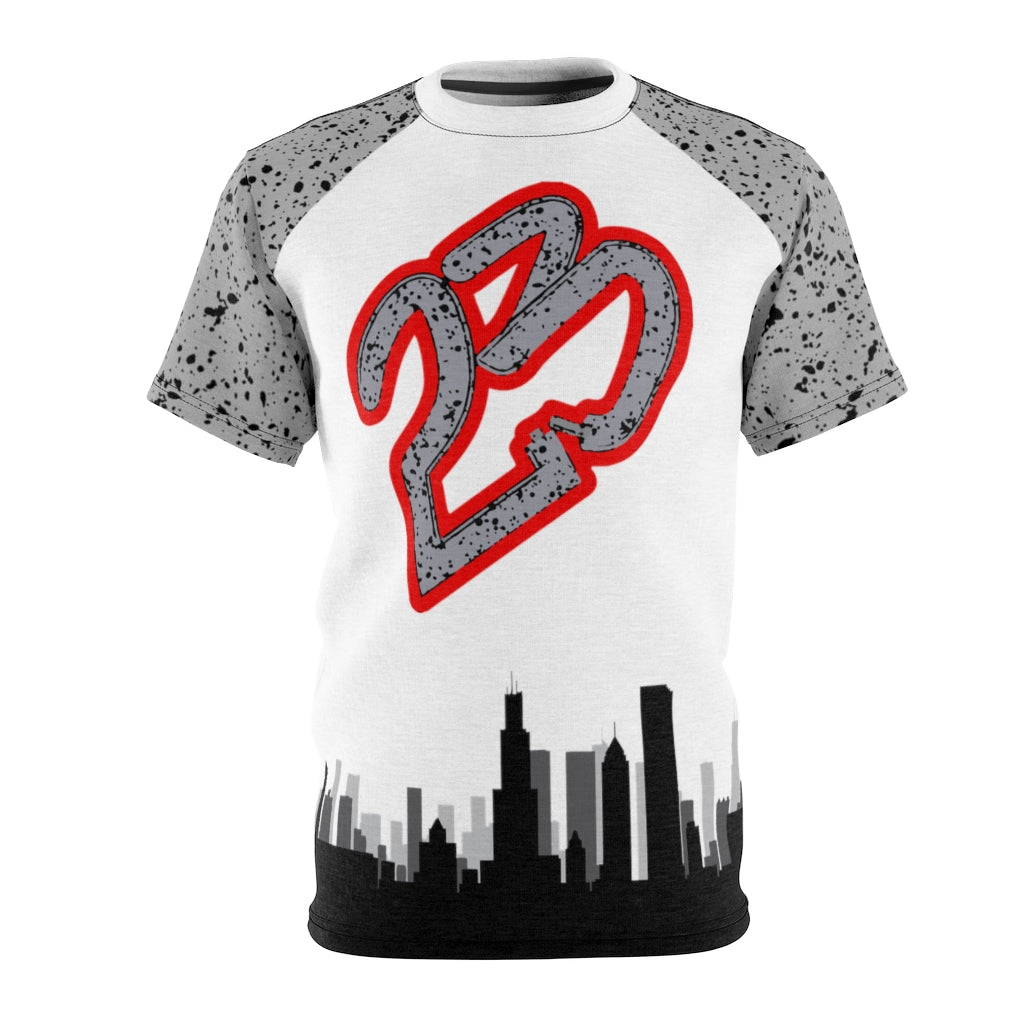 Rinomerch Custom Jordan 23 Shoes Baseball Jersey Shirt to Match Red Cement 4S Tee, Jordan 4 Red Cement Matching Baseball Jersey