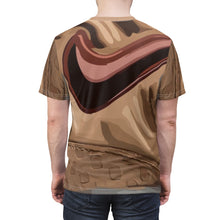 Load image into Gallery viewer, vachetta foamposite t shirt vachetta shirt match vachetta foamposite tee all over print cut sew macro pattern