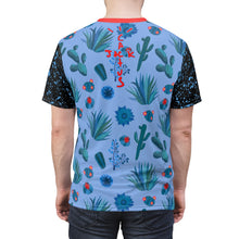 Load image into Gallery viewer, jordan 4 cactus jack sneakermatch t shirt blue cactus v4