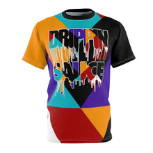 Load image into Gallery viewer, jordan 9 dream it do it sneaker match colorblock drippin sauce cut sew t shirt
