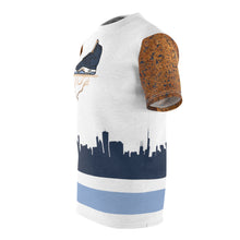 Load image into Gallery viewer, jordan 5 bronze t shirt now serving bronze 5 s over the chi