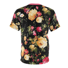 Load image into Gallery viewer, foamposite floral all over print sneaker match shirt floral foamposite shirt floral foam t shirt cut sew polyester v2b