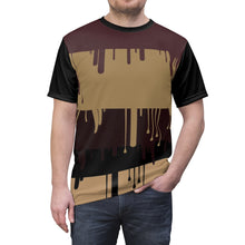 Load image into Gallery viewer, custom maroon foamposite sneakermatch t shirt cut sew drip